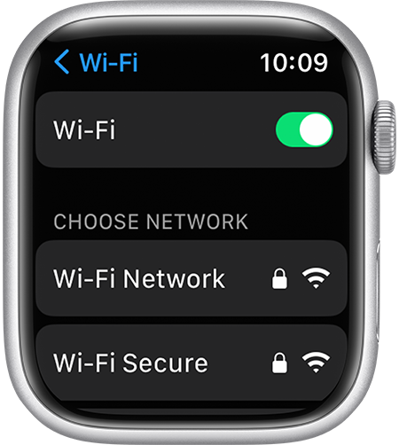 apple watch Wi-Fi connection