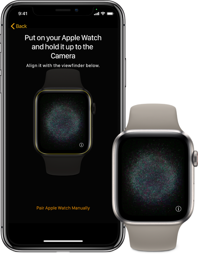 iPhone and Apple watch Pairing image